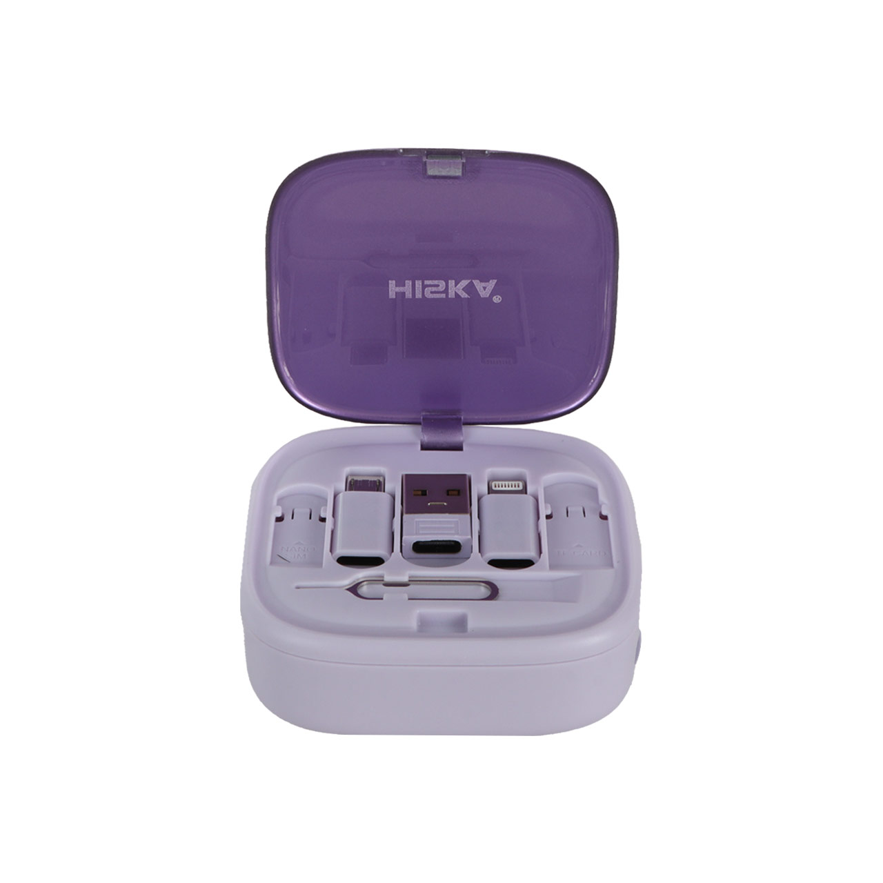 مجموعه چند کاره لوازم جانبی و تبدیل موبایل Hiska مدل HR-02 60W - یاسی
